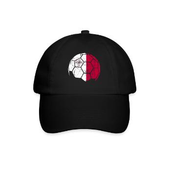 Malte Ballon de football Football - Casquette classique - noir/noir - Devant