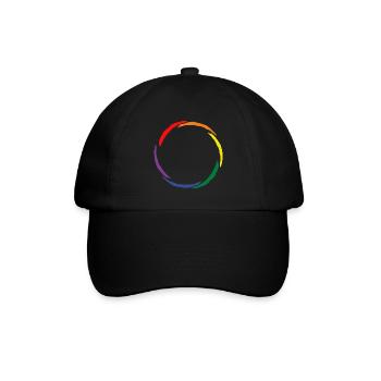Circle symbol homosexuality LGBT - Baseball Cap - black/black - Front