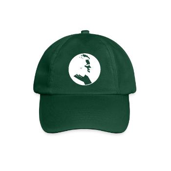 Marie Curie - Baseballkappe - Flaschengrün - Vorne