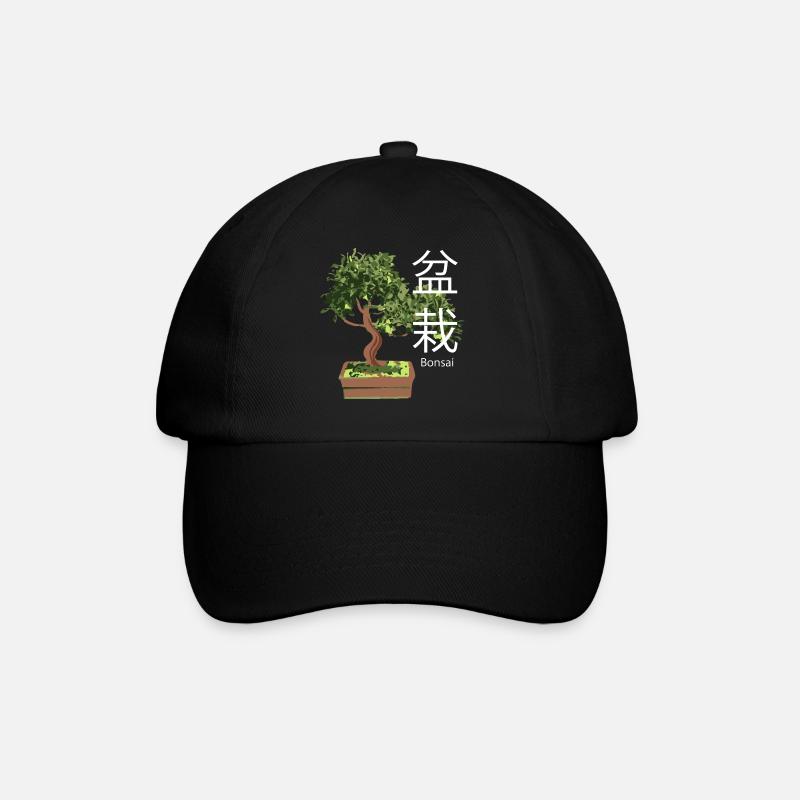Bonsai plantations d’arbres - Casquette classique - noir/noir