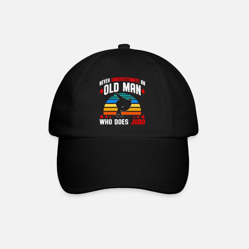 Judo - Baseballkappe - Schwarz/Schwarz