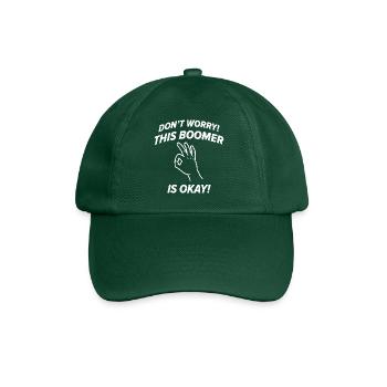 This Boomer Is Okay - Baseball Cap - bottle green - Front