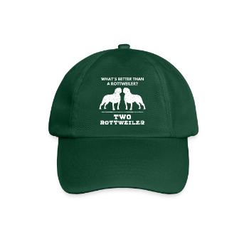 Rottweiler Race Dog Lovers Propriétaires de chiens - Casquette classique - vert bouteille - Devant