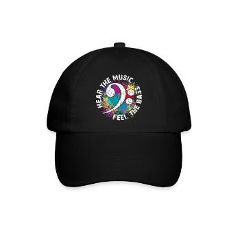 Sentez les basses. Clef de fa - Casquette classique - noir/noir - Devant