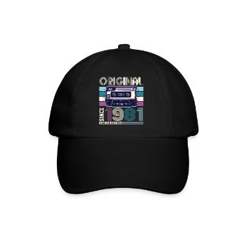 Original 1981 41st Birthday Gift Hommes - Casquette classique - noir/noir - Devant
