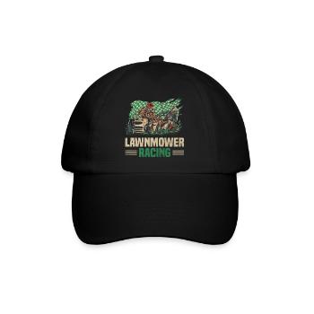 Tondeuse à gazon Racing Vintage Lawn Mower Race - Casquette classique - noir/noir - Devant
