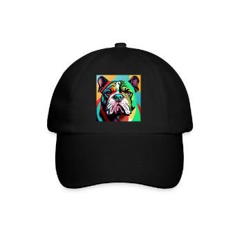 Bouledogue - Casquette classique - noir/noir - Devant