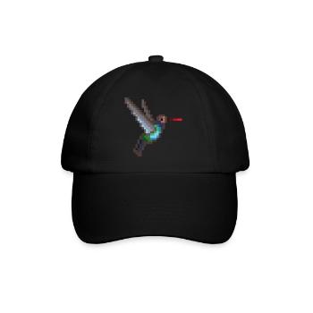 Vogel - Baseballkappe - Schwarz/Schwarz - Vorne