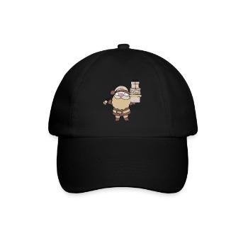 Père Noël - Casquette classique - noir/noir - Devant