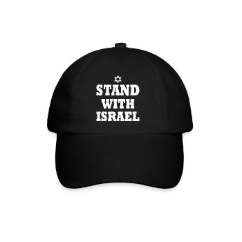Stand with israel - Baseball Cap - black/black - Front