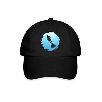 Plongée sous-marine Sports aquatiques Apnée Plongeur - Casquette classique - noir/noir - Devant