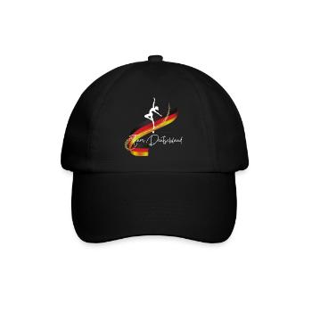 Dance, Team Deutschland, Tänzerin, Tanzen - Baseballkappe - Schwarz/Schwarz - Vorne