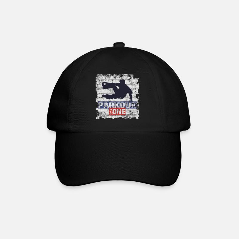 Parkour - Baseballkappe - Schwarz/Schwarz