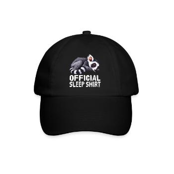 Chemise de nuit officielle Lemur - Casquette classique - noir/noir - Devant