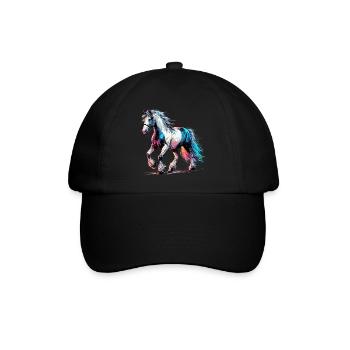 Cheval - Casquette classique - noir/noir - Devant