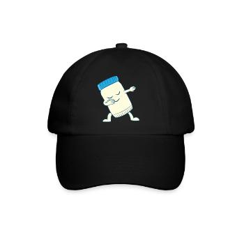 Mayonnaise - danser, tamponner, dab, dabbing - Casquette classique - noir/noir - Devant