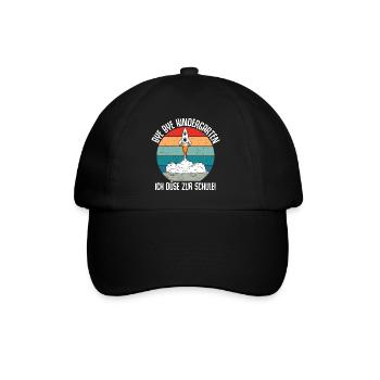 Bye Bye Kindergarten I'm Jetting To School - Baseball Cap - black/black - Front