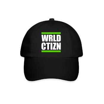 world citizen - Wrld ctizn - Casquette classique - noir/noir - Devant