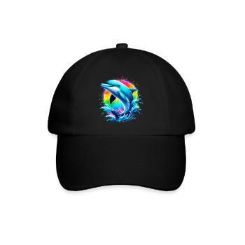 Dauphin - Casquette classique - noir/noir - Devant