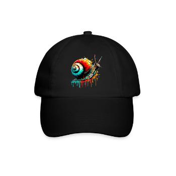 Snail - Baseball Cap - black/black - Front
