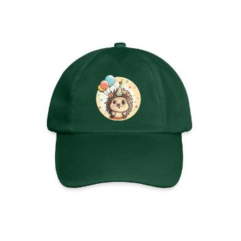 hérisson anniversaire bébé - Casquette classique - vert bouteille - Devant
