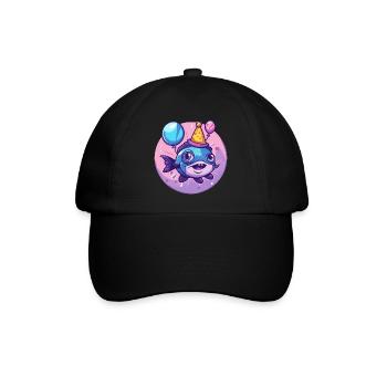 Piranha Poissons Anniversaire Bébé - Casquette classique - noir/noir - Devant
