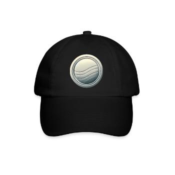 Modernes Abzeichen-Emblem-Design - Baseballkappe - Schwarz/Schwarz - Vorne