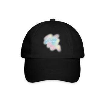 Dreamy – Pastel Watercolor Aesthetic - Baseball Cap - black/black - Front