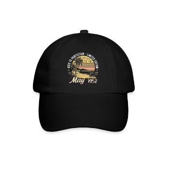 Légendaire depuis mai 1952, mai 1952 - Casquette classique - noir/noir - Devant