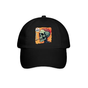 Zombie Skull – I Love Spain Design - Baseball Cap - black/black - Front