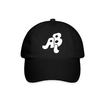 Abi - Abitur - Geschenk - Baseballkappe - Schwarz/Schwarz - Vorne
