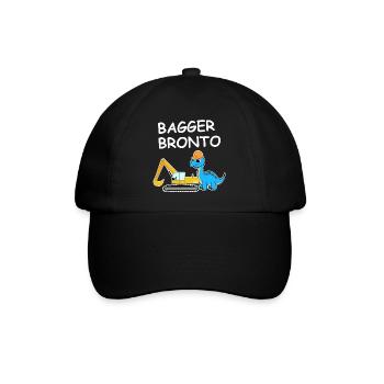 Bagger Bronto - Baseballkappe - Schwarz/Schwarz - Vorne