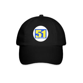 Logo emblématique de La Marne en couleurs vives - Casquette classique - noir/noir - Devant