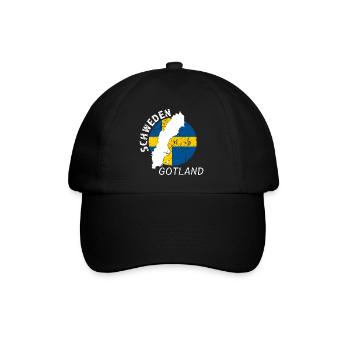 Gotland - Baseballkappe - Schwarz/Schwarz - Vorne