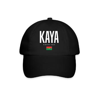 Kaya Burkina Faso - Casquette classique - noir/noir - Devant
