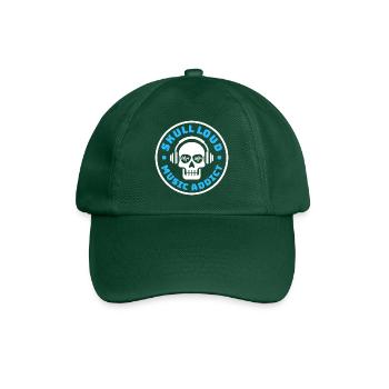 Crâne Skull Loud – Musiksüchtiger - Baseballkappe - Flaschengrün - Vorne