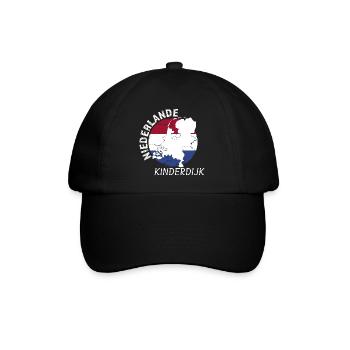 Kinderdijk - Baseballkappe - Schwarz/Schwarz - Vorne