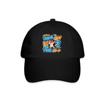Graffiti du 3ème anniversaire - Casquette classique - noir/noir - Devant