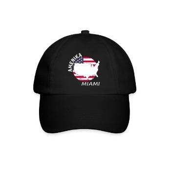 Miami - Casquette classique - noir/noir - Devant