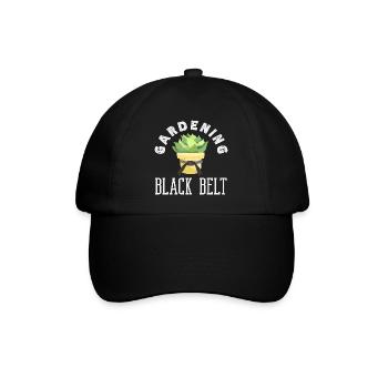 Gardening Black Belt Plant Lover Gardener - Baseball Cap - black/black - Front
