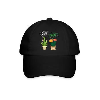 Amateur des plantes, plantes amoureuses des fleurs succulentes, amour - Casquette classique - noir/noir - Devant