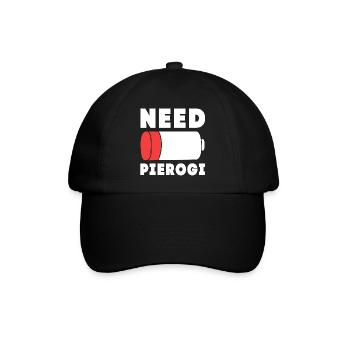 Poland Polish Pierogi - Baseball Cap - black/black - Front