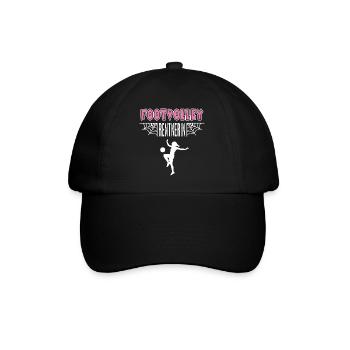 Footvolley Retraité pensionnaire Joueur de retraite - Casquette classique - noir/noir - Devant