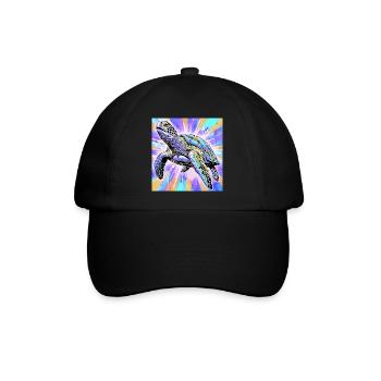 tortue - Casquette classique - noir/noir - Devant