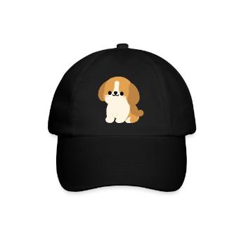 Charmant Épagneu - Casquette classique - noir/noir - Devant
