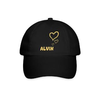 Alvin comme nom - Casquette classique - noir/noir - Devant