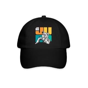 Judo Martial Arts Judoka Ground Fighting Training - Baseball Cap - black/black - Front