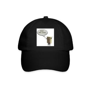 Wash your hands - Baseball Cap - black/black - Front