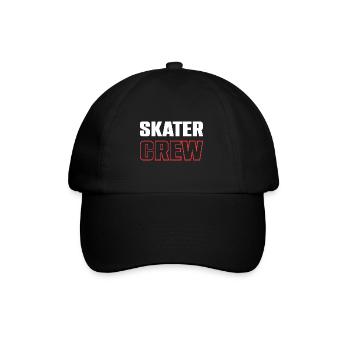 Skater Crew - Baseball Cap - black/black - Front