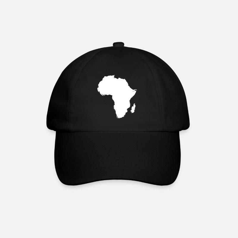 silhouette afrique - Casquette classique - noir/noir